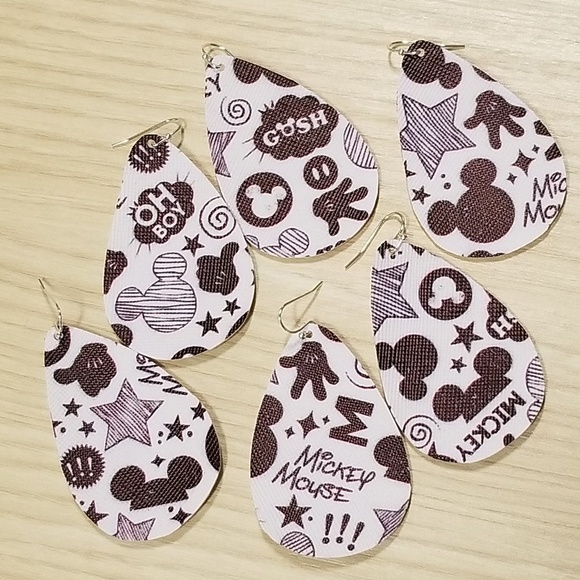 HANDMADE Mouse parts printed earrings! - Picture 4 of 5